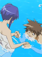 Akikan ( ) /  /  08. Sensitive In Swimsuit!? / 