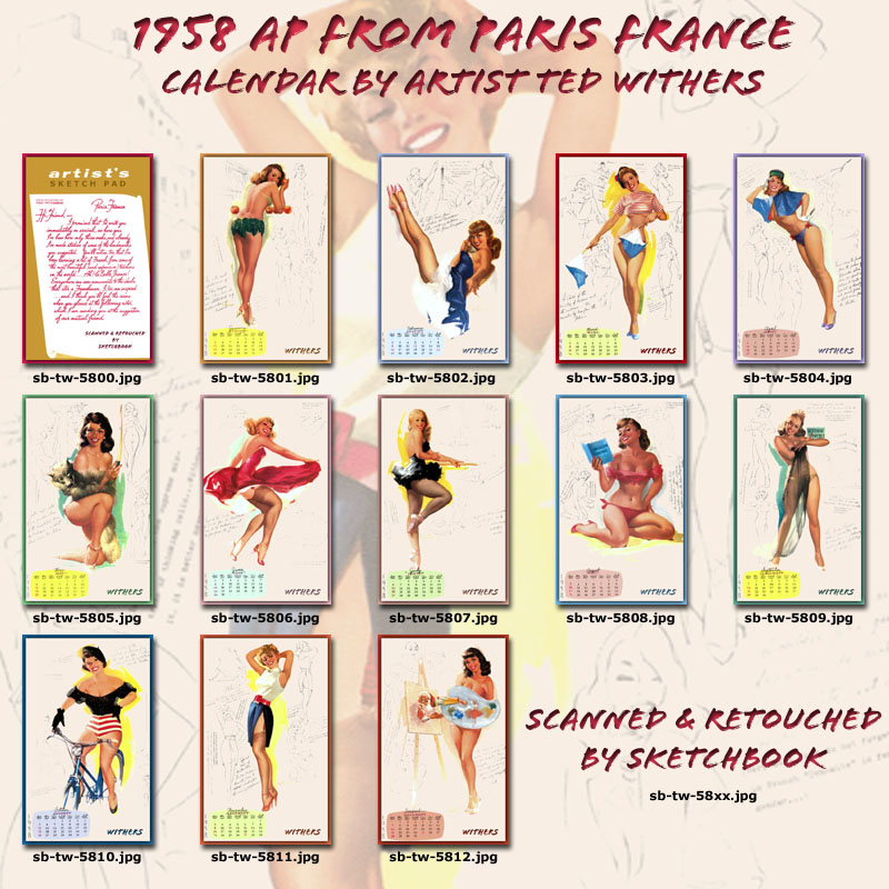         :
Ai Buel
Ai Moore
Alain Saguez
Alberto Vargas
Armando Huerta
Arnold Armitage
Art Frahm
Arthur Sarnoff
Aslan
Baron von Lind
Ben-Hur Baz
Betty Boop
BettyPage
Bill Medcalf
Bill Randall
Bill Ward
Billy DeVorss
Boris Lopez
Carlos Cartagena
Chio Maisriml
Chris Evenhuis
Coles Philips
DataBase
Dave Stevens
Don Seegmiller
Donald Rust
Drew Posada
E. Sims Campbell
Earl Mac Pherson
Earl Moran
Edvard dAncona
Edward Runci
Enoch Bolles
Erik Drudwyn
Frans Mensnik
Freeman Elliot
Fritz Willis
GARV
George Petty
Gil Elvgren
Giovanna Casotto
Gourdon Noir
GREG HIDEBRANDT
Hajime Sorayama
Harry Ekman
Hubert DeLatigue
Jack Henslee
Jean-Claude Claeys
Jennifer Janesko
Joe De Mers
Joyuse Ballantine
Jyl
K.O.Munson
Kevin J. Tailor
Kim Harlow
Leone Frollo
Mac Pherson
Marcus Gray
Mark Blanton
Mel Ramos
Milo Manara
Muriel s Graphix
Olivia de Bernardis
OnStart
Oscar
Otis Sweat
Patrick Nagel
Pearl Frush
Peter Driben
Raul Fernandez
Ricky Cerralero
Rolf Armstrong
Stephan Blondal
Steve Woron
Suzanne Meunier
T.N.Thomson
Ted Withers
Walt Otto
Walter Girotto
Wetz
yoshi
Yves Plateau
Zage
Zol Mozert
  