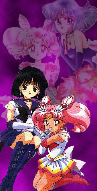       hotaru and chibi  