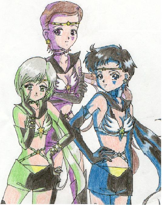    Sailor Starlights    Sailor Starlights  seya    ë       Sailor Star Fighter 3   Sailor Star Maker  ë  taiki       Sailor Star Healer yaten    3   