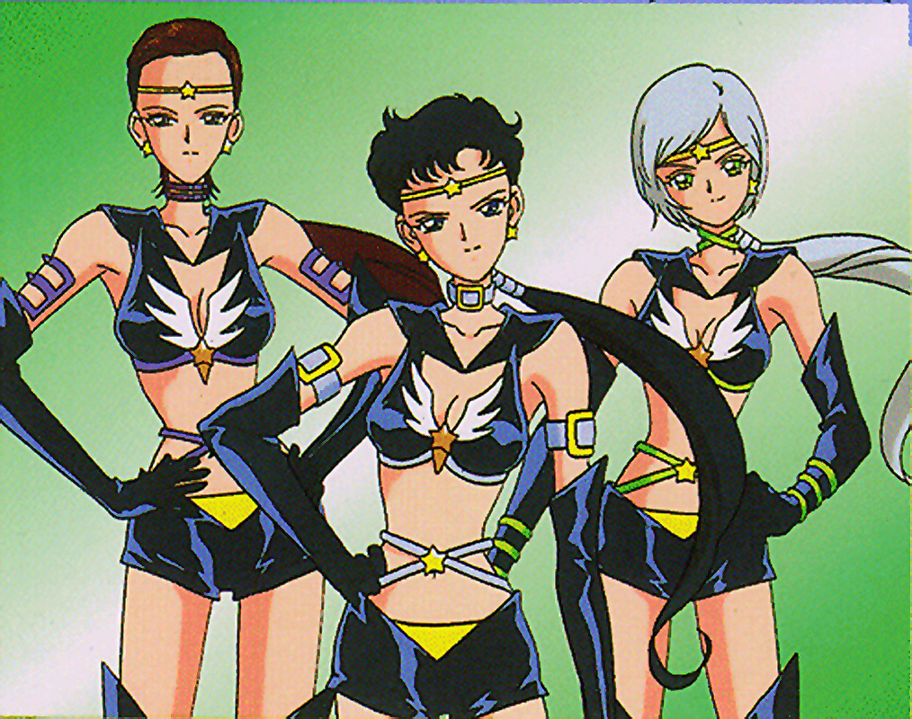    Sailor Starlights    Sailor Starlights  seya    ë       Sailor Star Fighter 3   Sailor Star Maker  ë  taiki       Sailor Star Healer yaten    3   