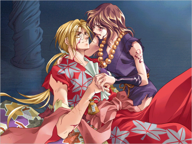 Kakure Tsuki Kakure Tsuki
Alice Blue Fantasy RPG Love ADV yaoi Shounen ai Tamotsu Takamure