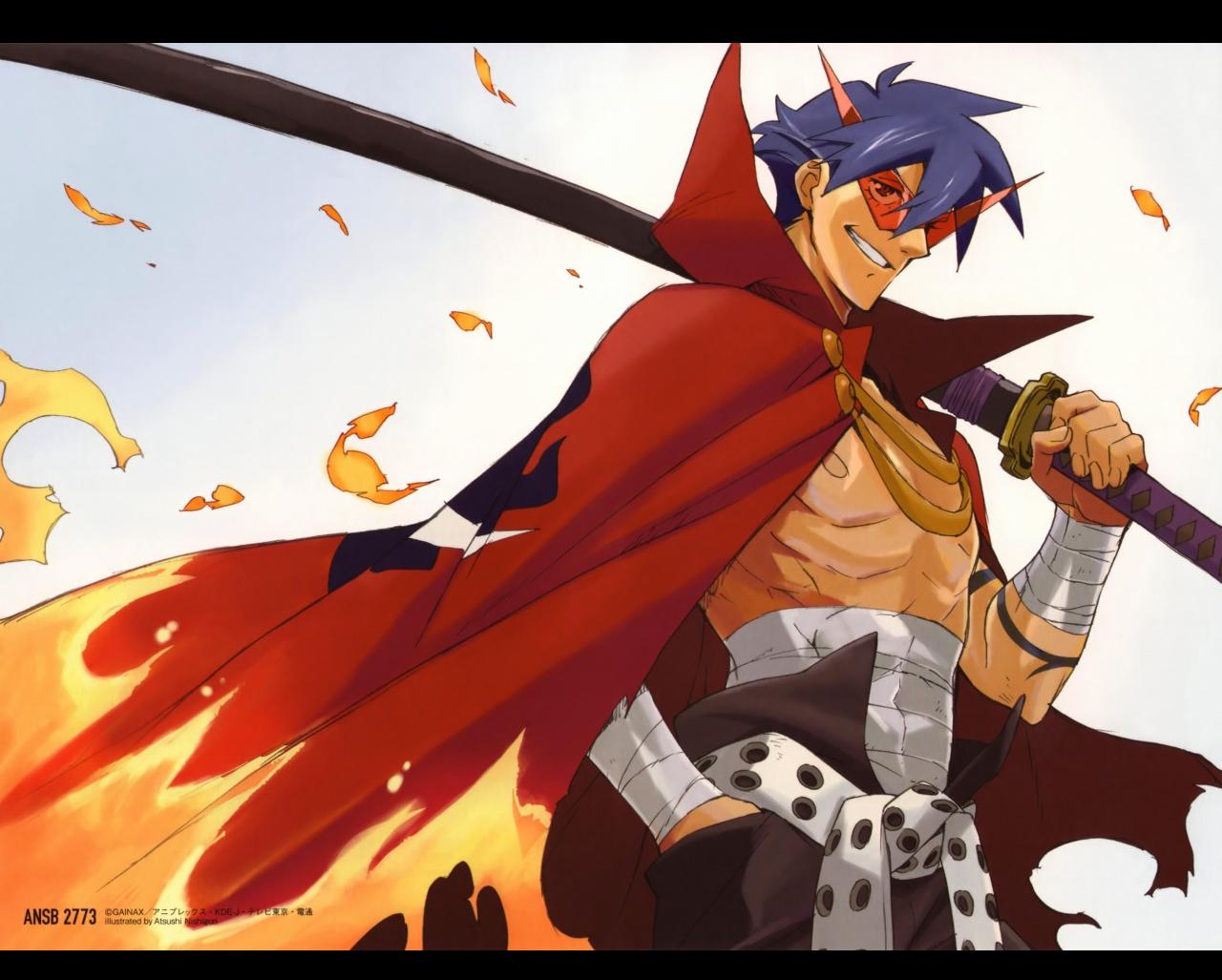 Gurren Lagann/-:  ! /  2 / maxiol_Gurren_Lagann_wallpaper_2_189208_.jpg